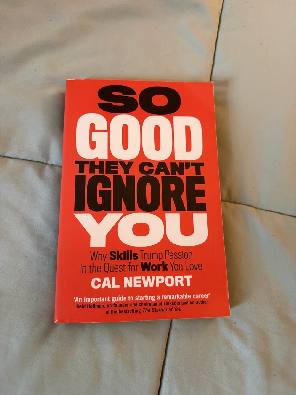 So Good They Can't Ignore You by Cal Newport Book